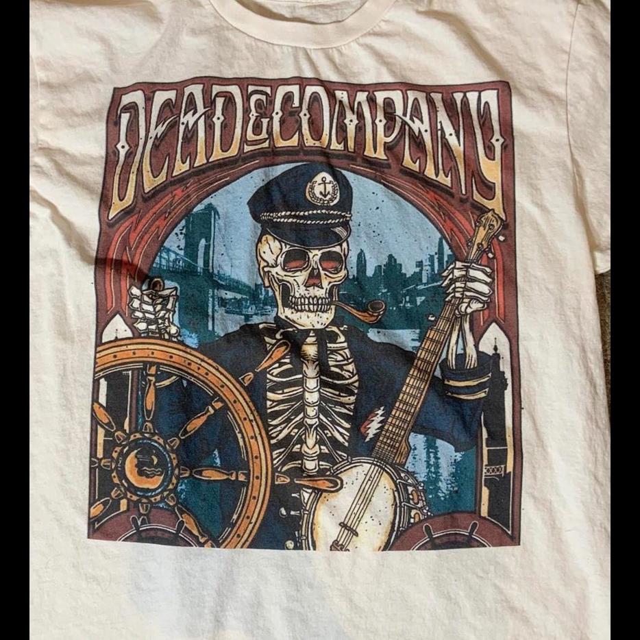 Dead  Company Preowned Large White Shirt